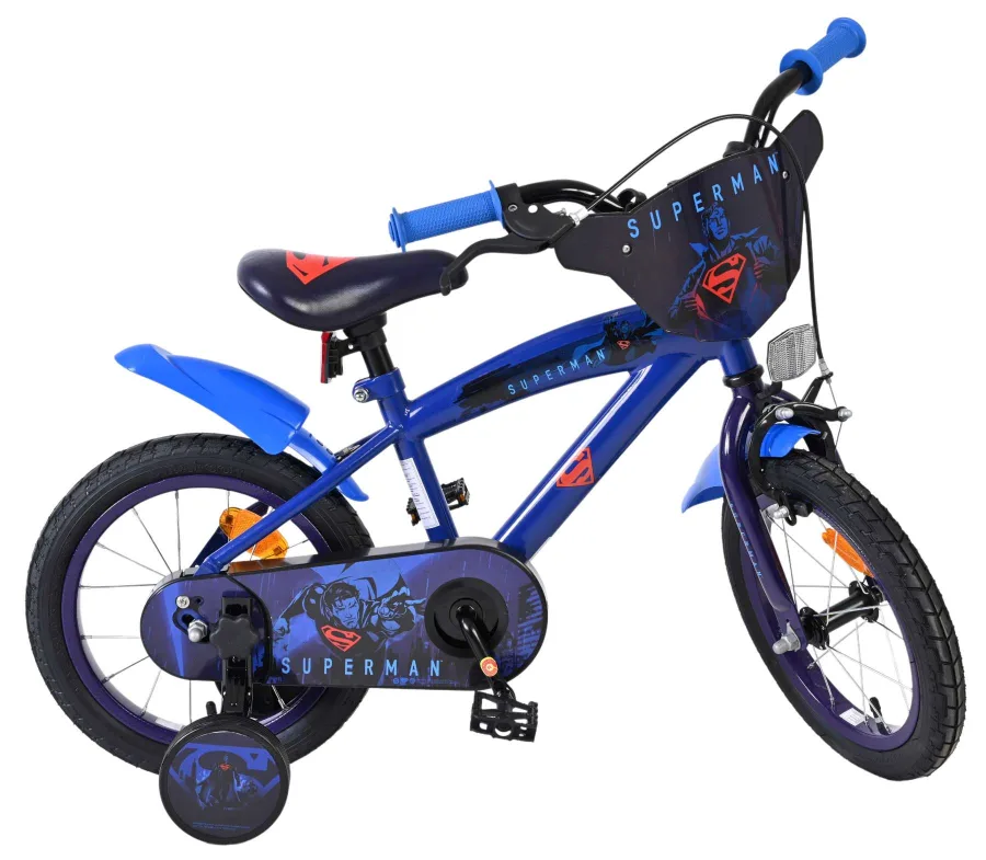 Superman Kinderfiets – Jongens – 14 inch – Blauw — foto 12