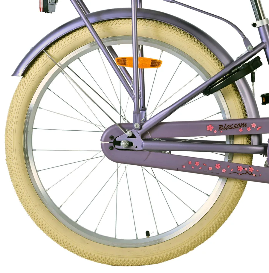 Volare Blossom Kinderfiets – Meisjes – 24 inch – Paars — foto 2