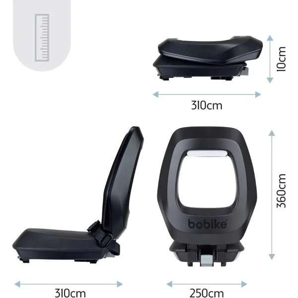 Child seat rear Bobike One Junior black MIK-HD — foto 2