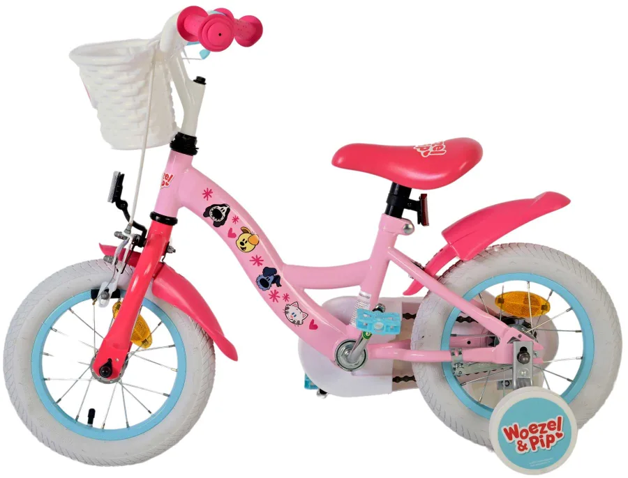 Woezel & Pip Kinderfiets – Meisjes – 12 inch – Roze — foto 10