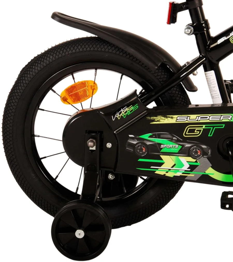 Volare Super GT Kinderfiets – Jongens – 14 inch – Groen – Twee handremmen — foto 8