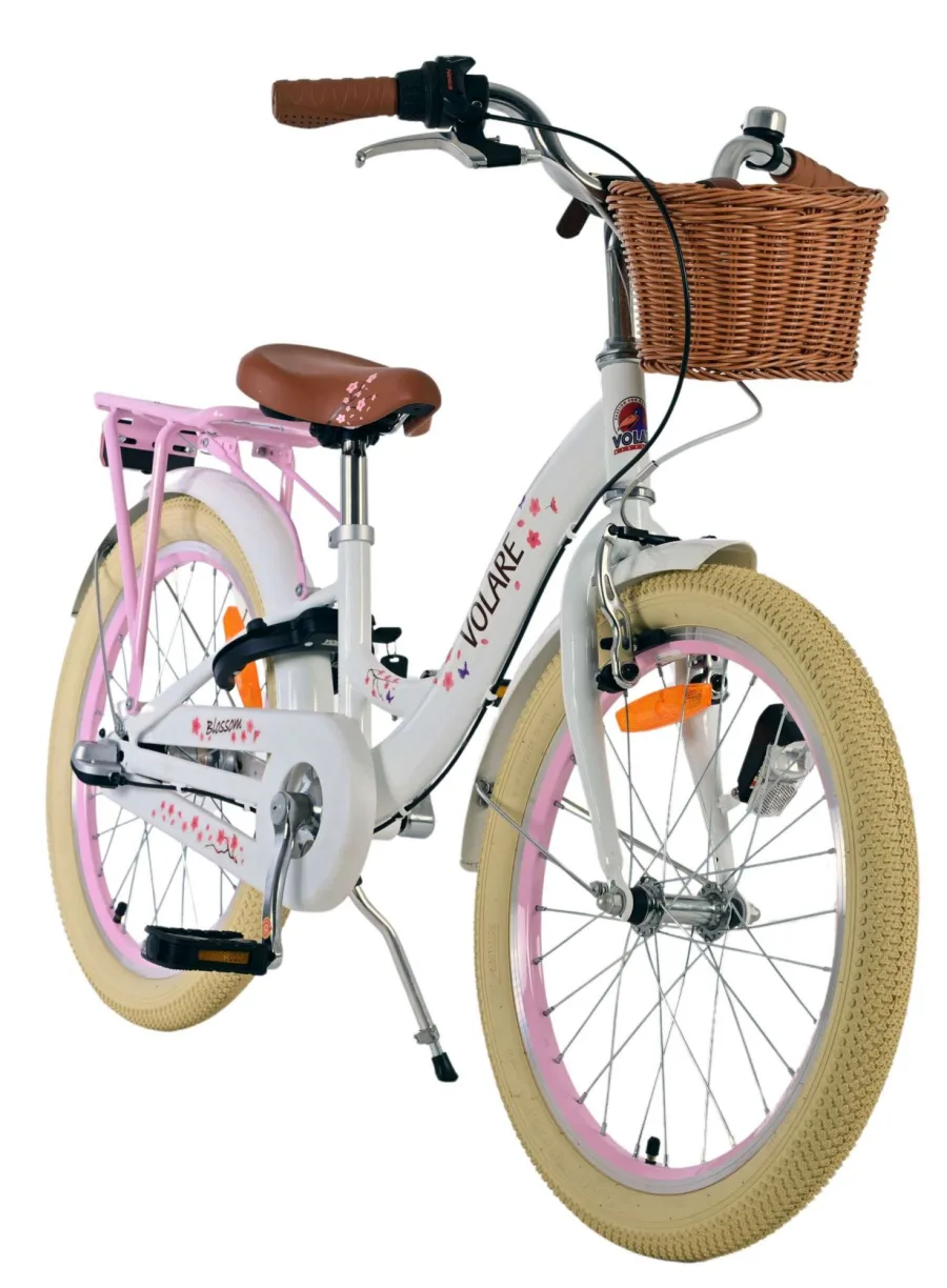 Volare Blossom Kinderfiets – Meisjes – 20 inch – Wit – Nexus 3 versnellingen — foto 9