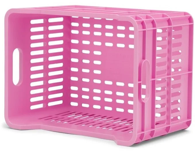 Gerecyclede Fietskrat Urban Proof Junior 15 Liter - Felroze — foto 5