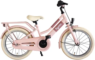Kinderfiets Kyoso Blossom Breeze 16 inch met remnaaf - mat roze