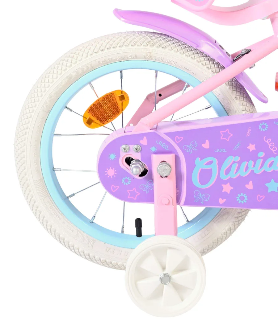 Volare Olivia Kinderfiets – Meisjes – 14 inch – Roze — foto 2