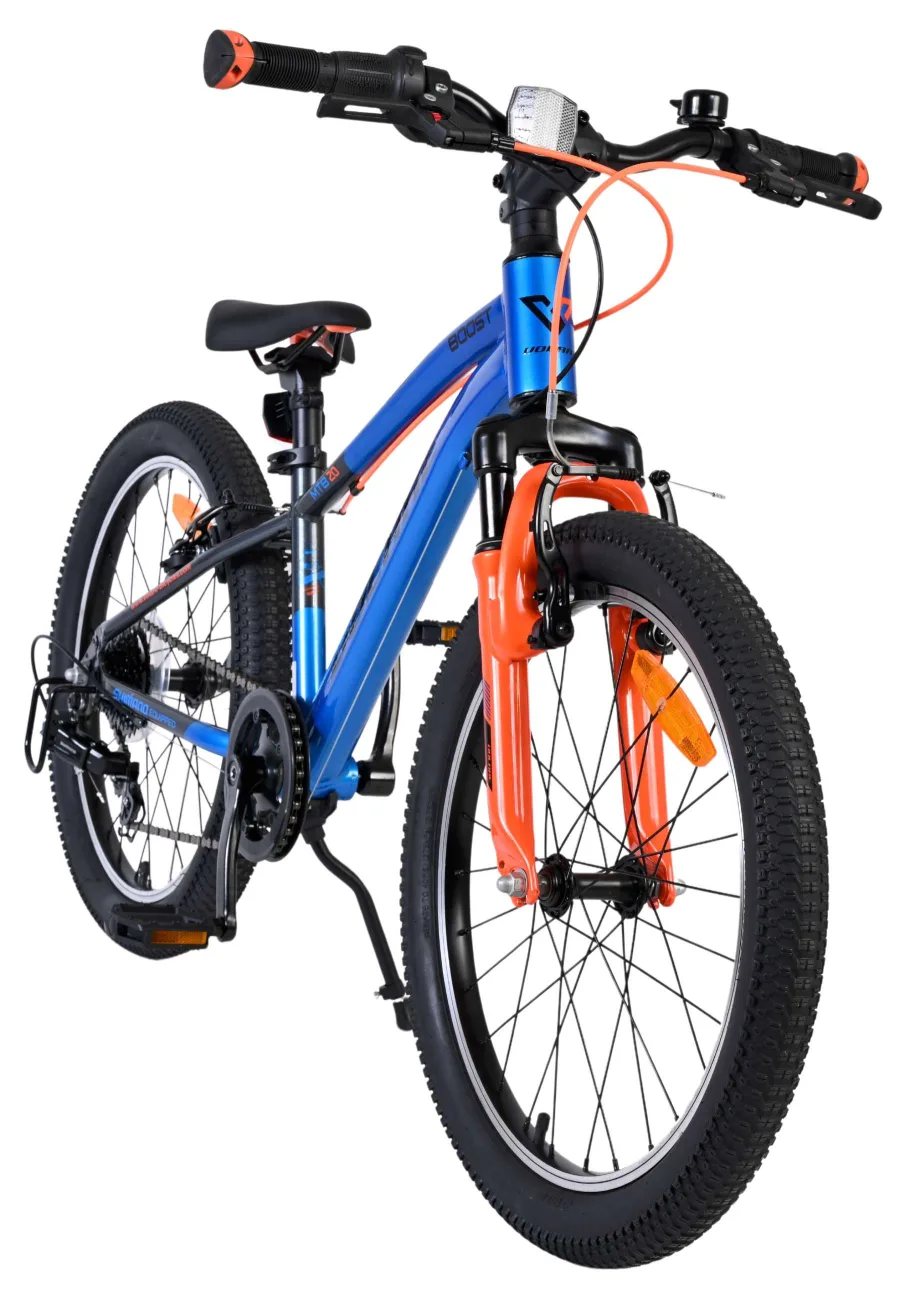 Volare Boost Kinderfiets - 20 inch - Blauw Oranje - 7 versnellingen — foto 6