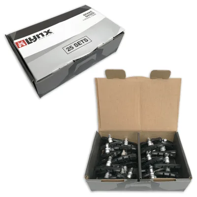 V-brake remschoenen 70 mm 25 sets