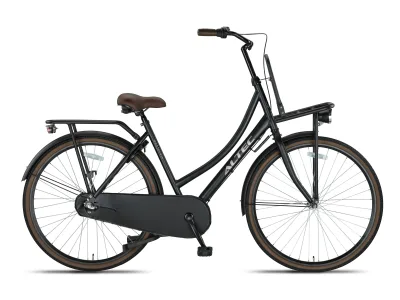 Altec Nostalgia Transportfiets 28 inch Mat Zwart Nexus 3