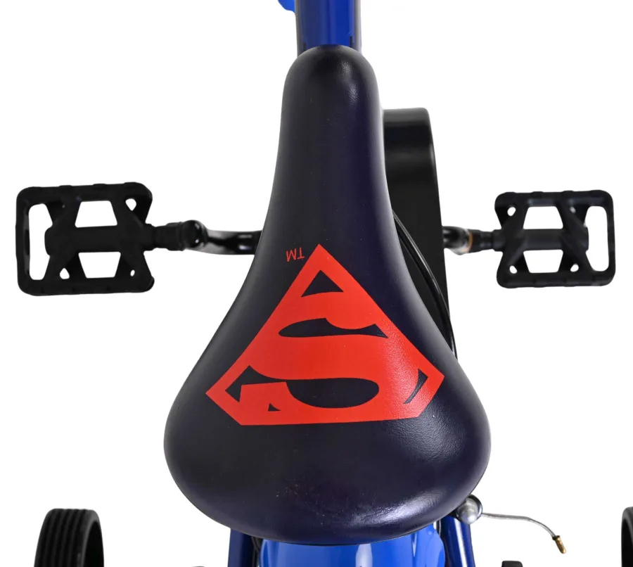 Superman Kinderfiets – Jongens – 12 inch – Blauw – Twee handremmen — foto 4