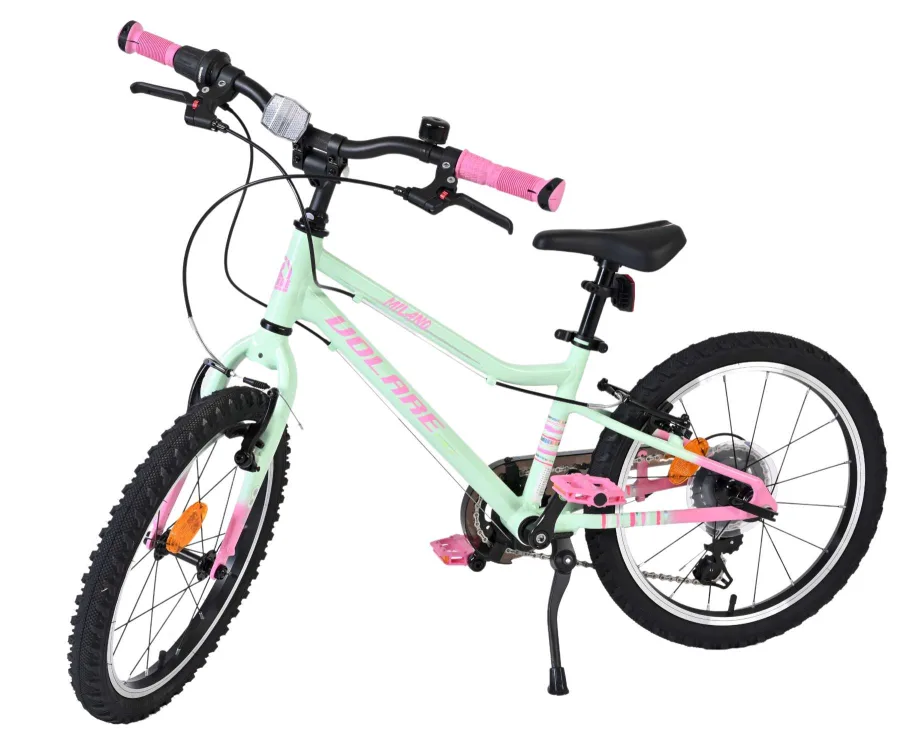 Volare Milano Kinderfiets – Meisjes – 18 inch – Nexus 3 – Mintgroen — foto 11