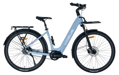 Vogue Pantheon E-Bike Mat Blue midden-motor Gates Belt snaar