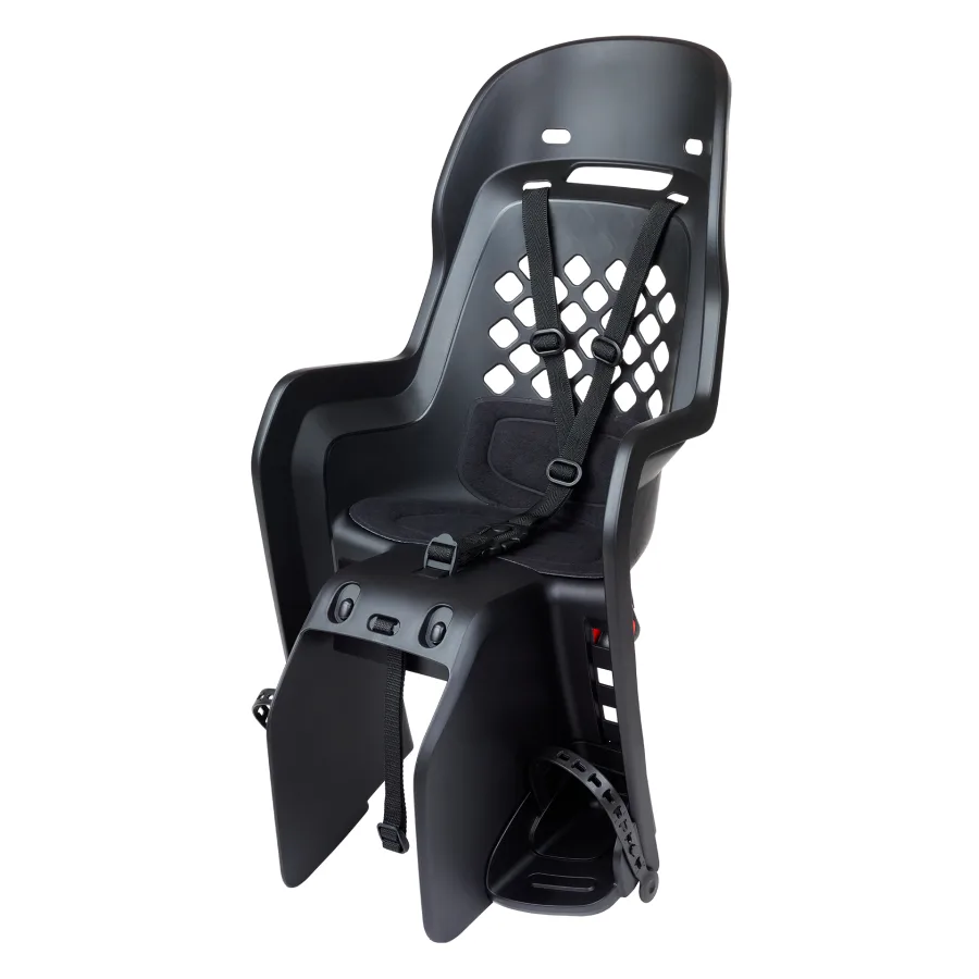 Kinderzitje achter Polisport Joy - BLACK SERIE - met  dragerbevestiging (CFS)