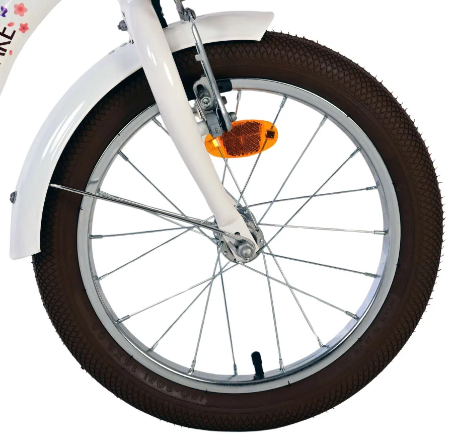 Volare Blossom Kinderfiets – Meisjes – 16 inch – Wit – Twee Handremmen — foto 6