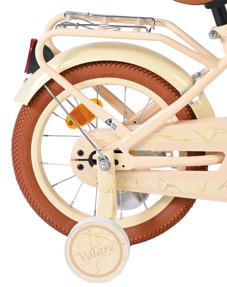 Volare Ashley Kinderfiets - Meisjes - 14 inch - Creme — foto 2