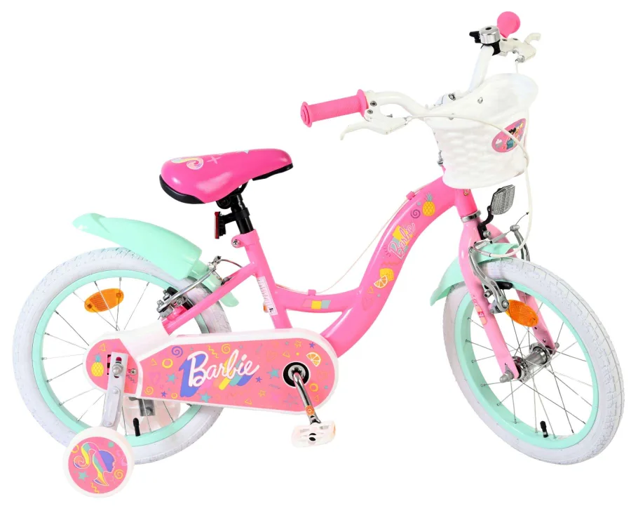 Barbie Kinderfiets – Meisjes – 16 inch – Roze – Twee handremmen — foto 12