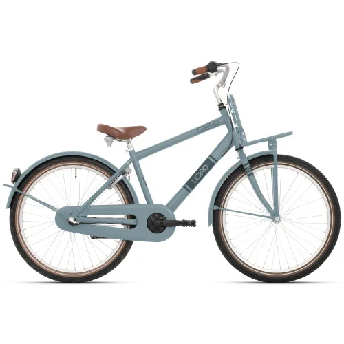 Bikefun Load 24″ jongensfiets met 3 versnellingen remnaaf mat blauw