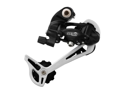 Achterderailleur 9-speed Sunrace RDM91 met lange kooi - directe montage - zilver/zwart