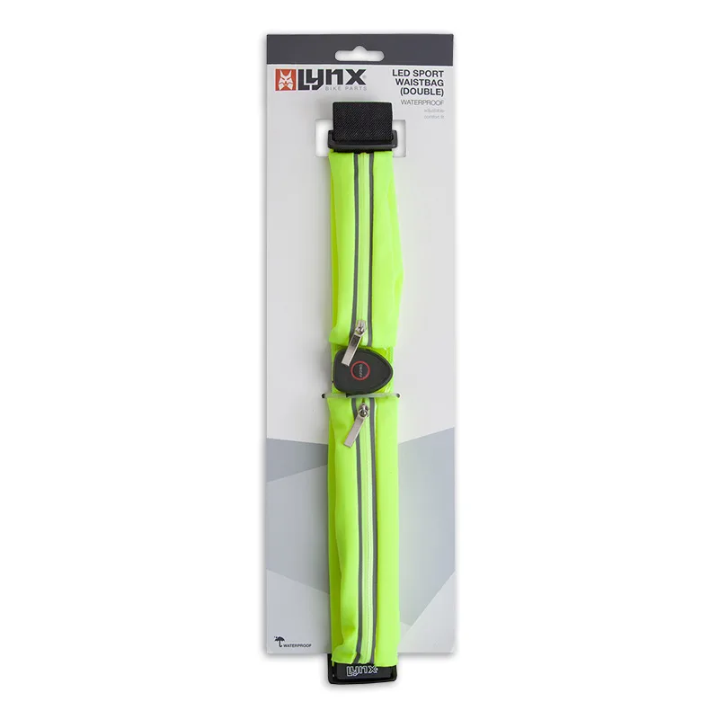 Reflecterende LED heuptas / hardloopriem (dubbel) USB — foto 2