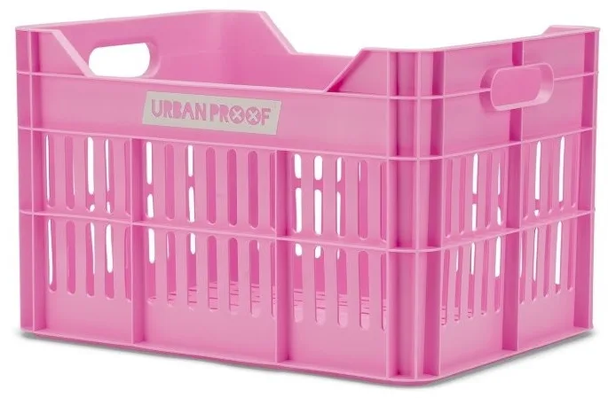 Gerecyclede Fietskrat Urban Proof Click 30 Liter Fel roze — foto 5