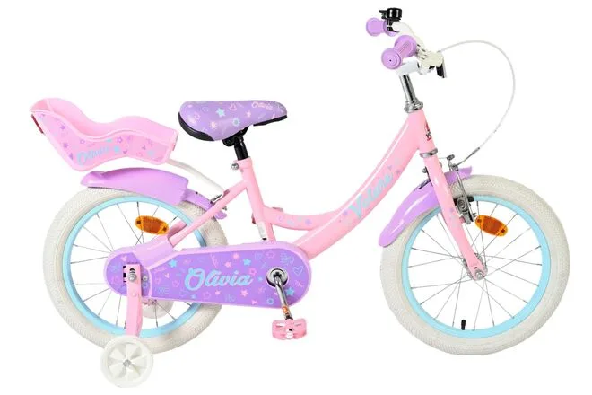 Volare Olivia Kinderfiets – Meisjes – 16 inch – Roze