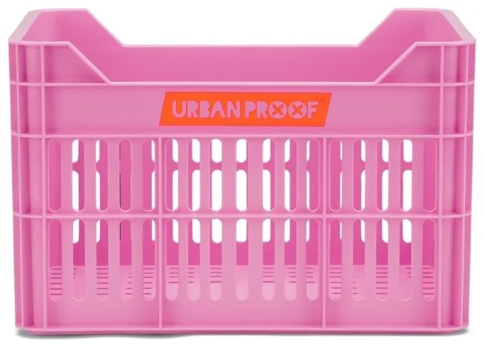 Gerecyclede Fietskrat Urban Proof Junior 15 Liter - Felroze — foto 3