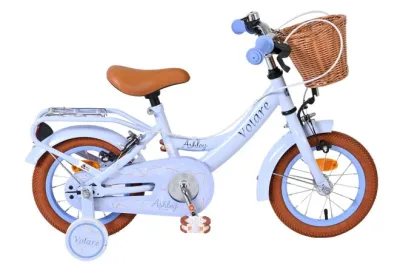 Volare Ashley Kinderfiets – Meisjes – 12 inch – Pastel Blauw – Twee handremmen