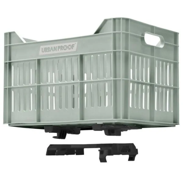 Gerecyclede Fietskrat Urban Proof Click 30 Liter Mistig mintgroen — foto 2