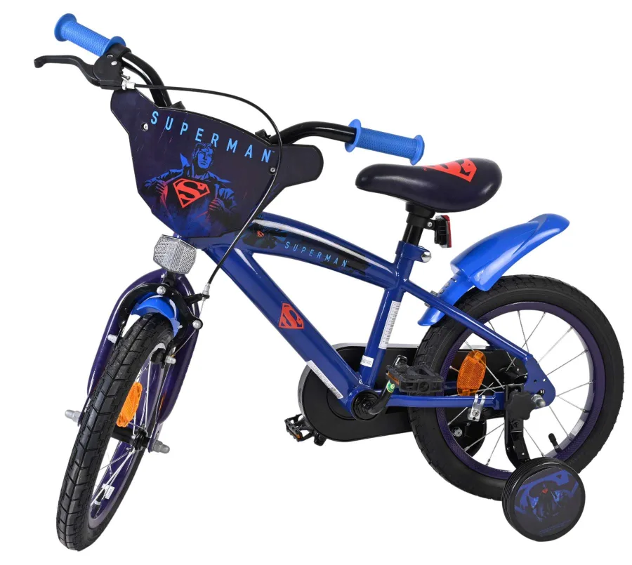 Superman Kinderfiets – Jongens – 14 inch – Blauw — foto 10