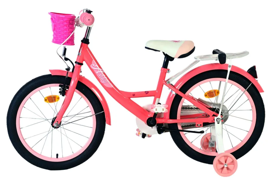 Volare Ashley Kinderfiets – Meisjes – 18 inch – Roze/Rood — foto 9