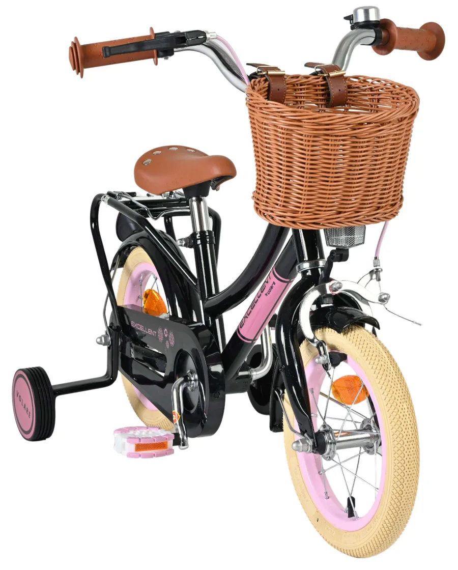 Volare Excellent Kinderfiets – Meisjes – 12 inch – Zwart — foto 7