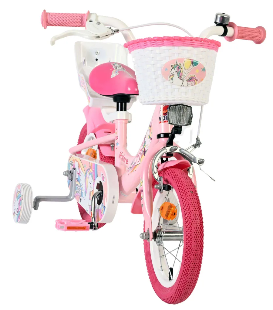 Volare Unicorn Kinderfiets – Meisjes – 12 inch – Roze — foto 6