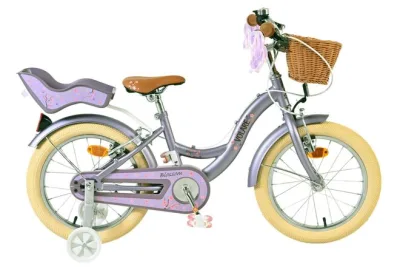 Volare Blossom Kinderfiets – Meisjes – 16 inch – Paars – Twee Handremmen