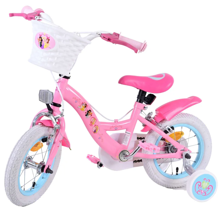 Magic Royals Kinderfiets – Meisjes – 12 inch – Roze – Twee Handremmen — foto 9