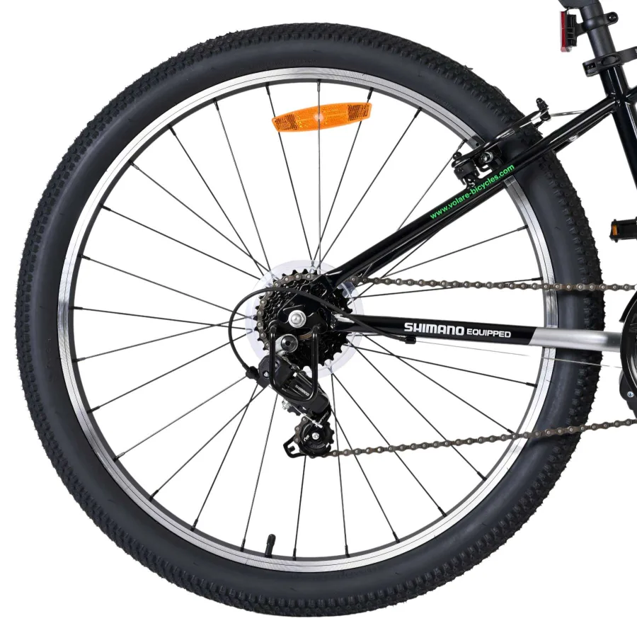 Volare Boost Kinderfiets – 26 inch – 21 speed – Zilver/Groen — foto 2