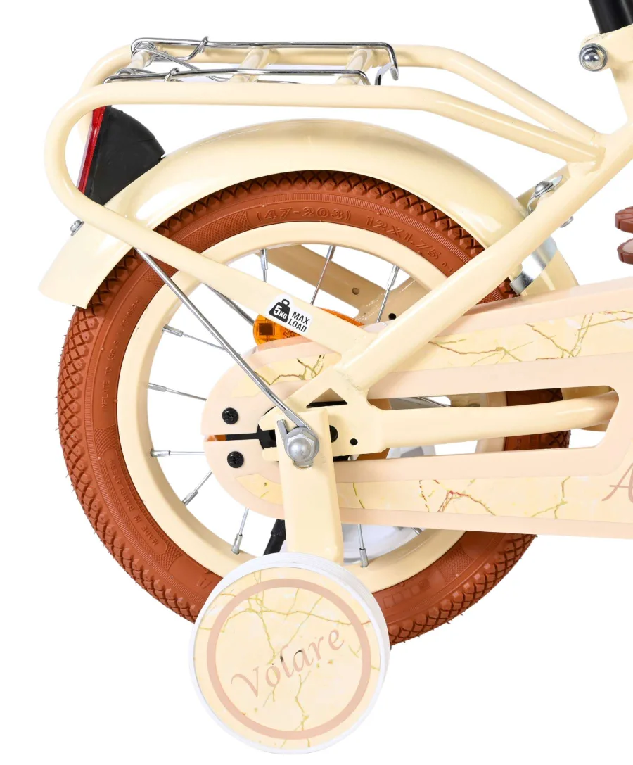 Volare Ashley Kinderfiets – Meisjes – 12 inch – Creme — foto 2