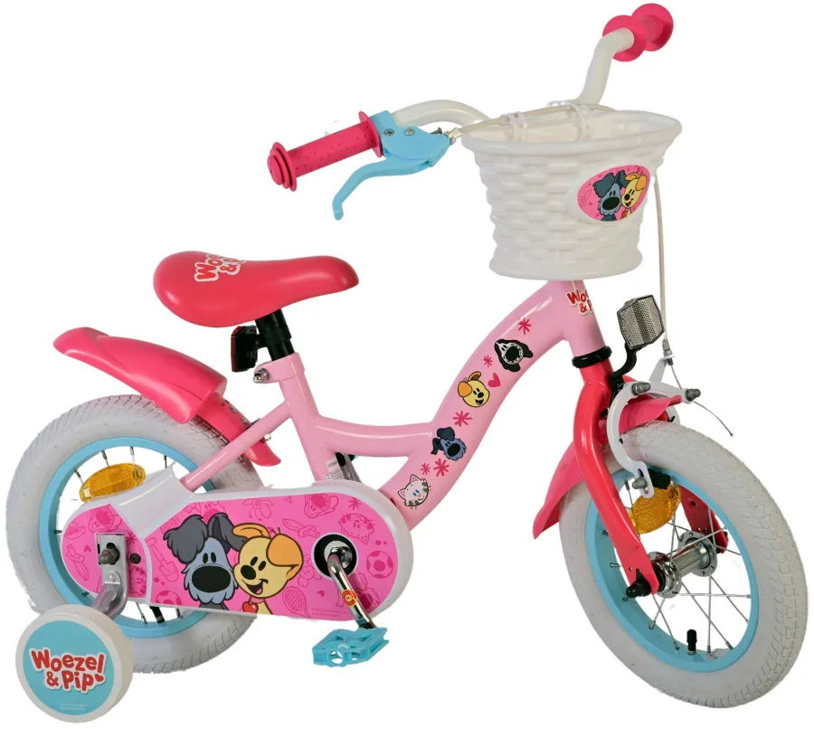 Woezel & Pip Kinderfiets – Meisjes – 12 inch – Roze — foto 2