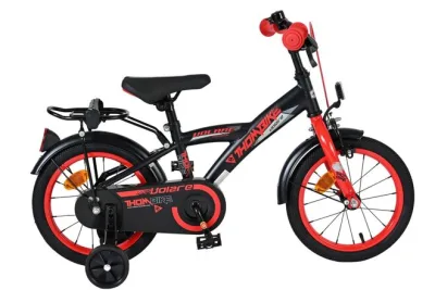 Volare Thombike Kinderfiets – Jongens – 14 inch – Zwart Rood