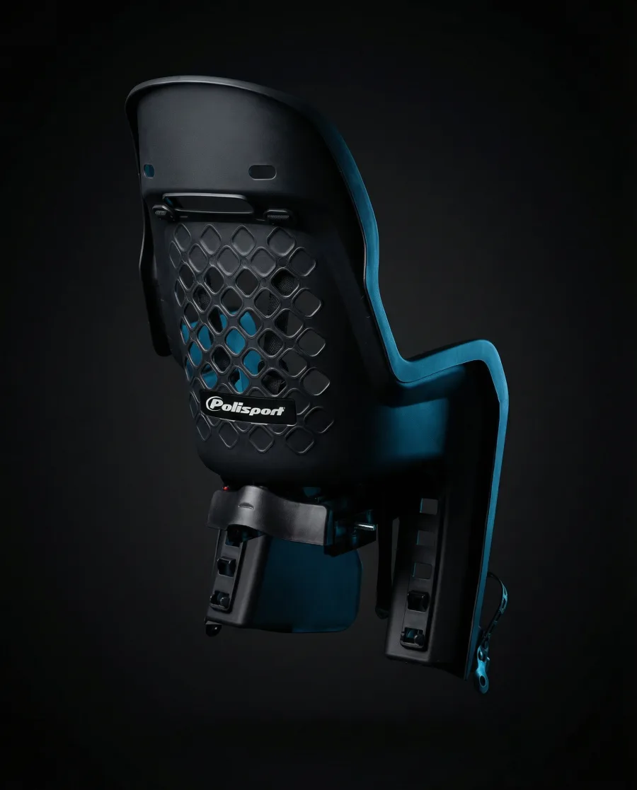 Kinderzitje achter Polisport Joy - BLACK SERIE - met  dragerbevestiging (CFS) — foto 8