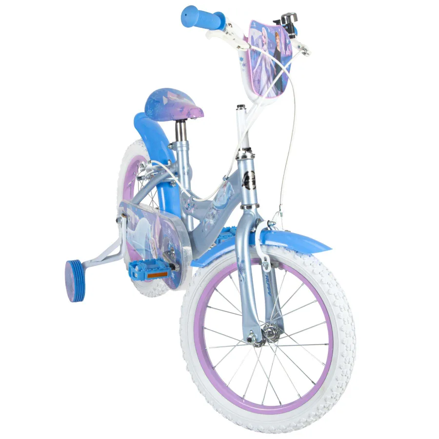 Disney Frozen 2 Children's bike - Girls - 16 inch - Blue Purple - Two hand brakes — foto 9