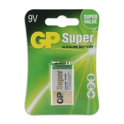 Super Alkaline 9V batterij 1PK