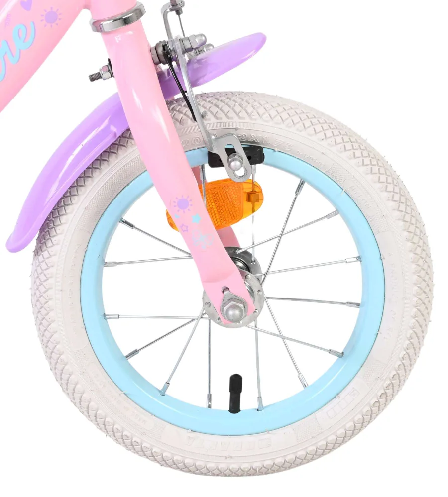 Volare Olivia Kinderfiets – Meisjes – 12 inch – Roze – Twee handremmen — foto 3
