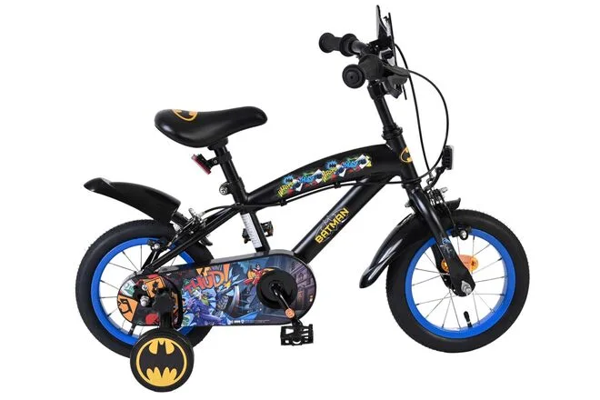 Batman Kinderfiets – Jongens – 12 inch – Zwart – Twee handremmen