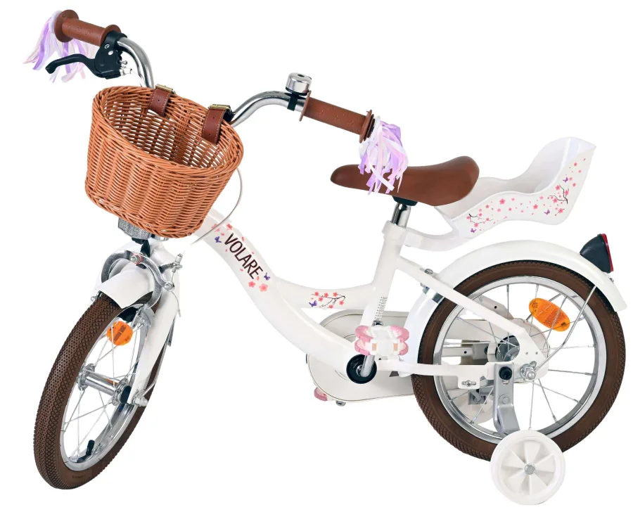 Volare Blossom Kinderfiets – Meisjes – 14 inch – Wit — foto 10