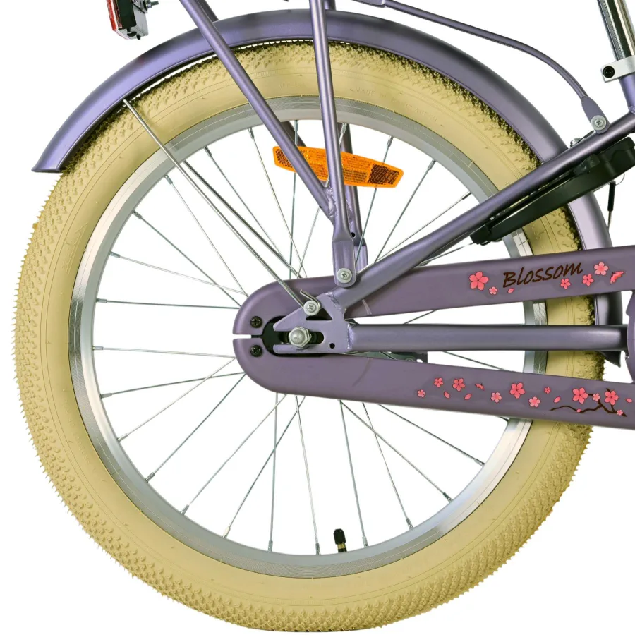 Volare Blossom Kinderfiets – Meisjes – 20 inch – Paars — foto 2