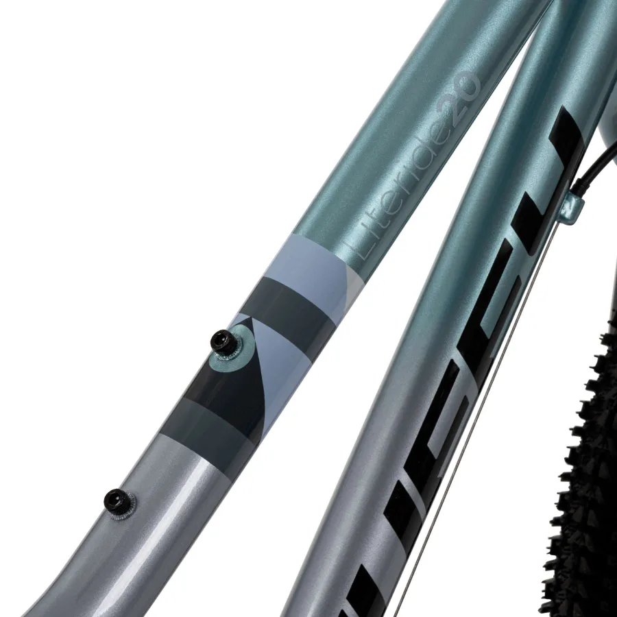 Literide Kinderfiets – Jongens – 20 inch – Turquoise/Zilver – Twee handremmen — foto 2