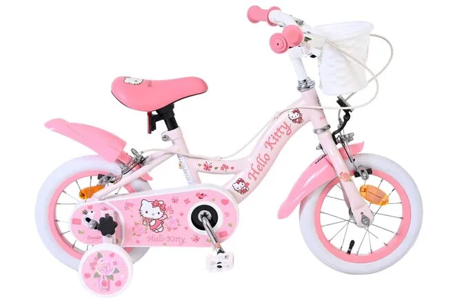 Hello Kitty Kinderfiets – Meisjes – 12 inch – Roze – Twee handremmen