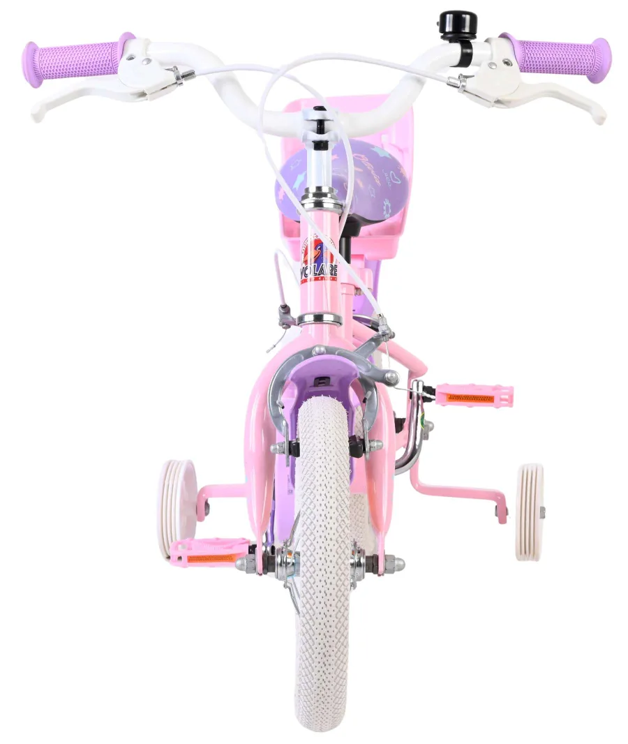 Volare Olivia Kinderfiets – Meisjes – 12 inch – Roze – Twee handremmen — foto 6