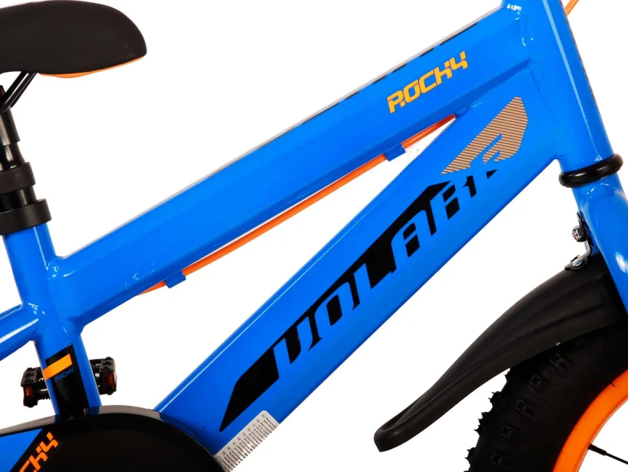 Volare Rocky Kinderfiets – Jongens – 14 inch – Blauw – Twee handremmen — foto 11