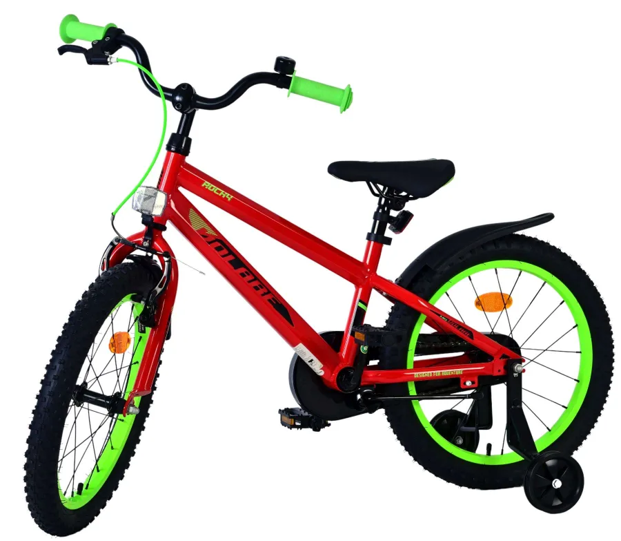 Volare Rocky Kinderfiets – Jongens – 18 inch – Rood — foto 10