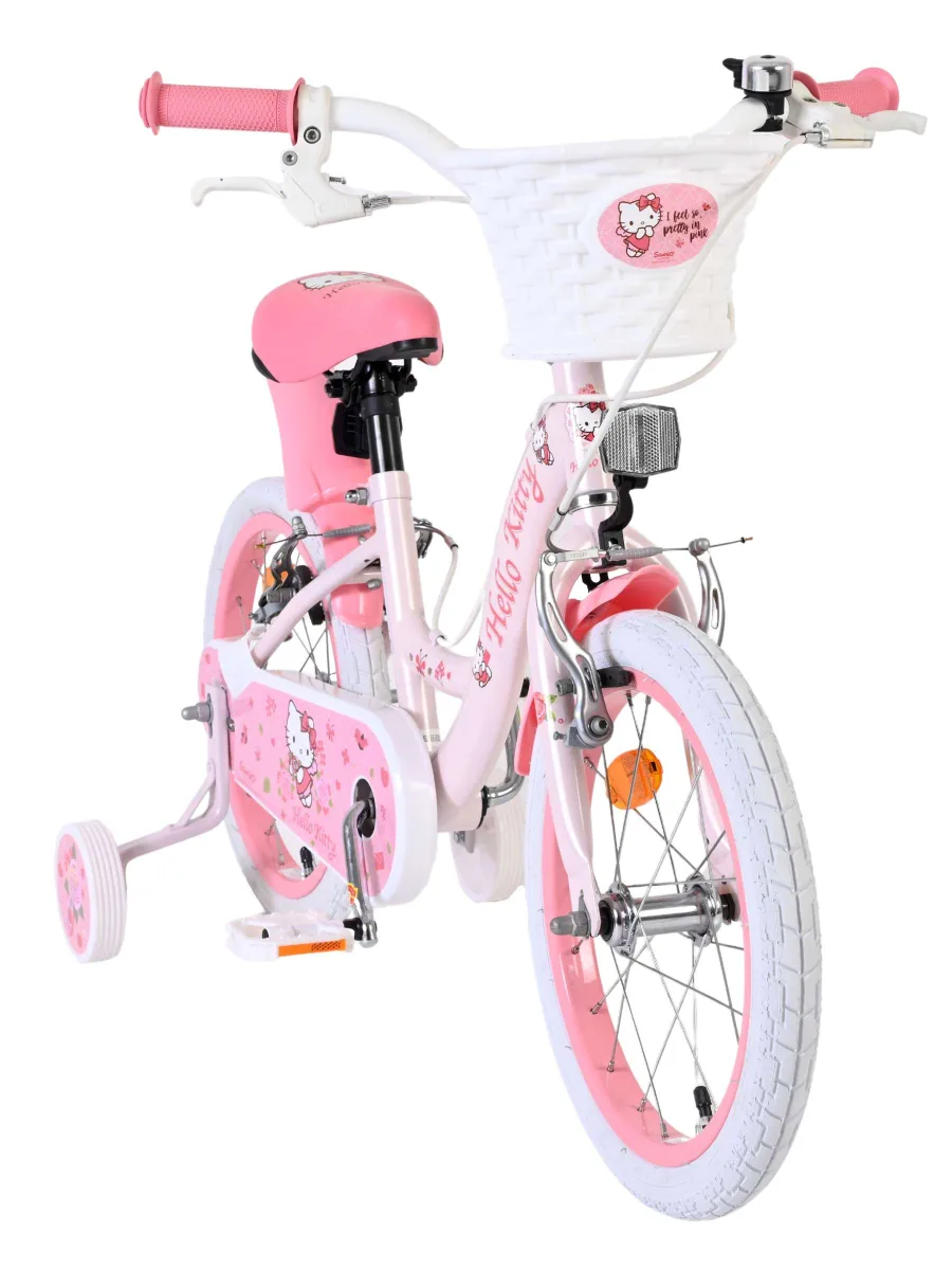 Hello Kitty Kinderfiets – Meisjes – 16 inch – Roze – Twee Handremmen — foto 5
